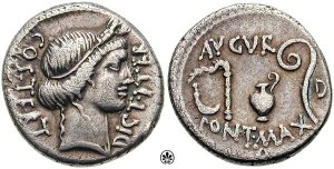 DENARIUS CAESAR HEAD